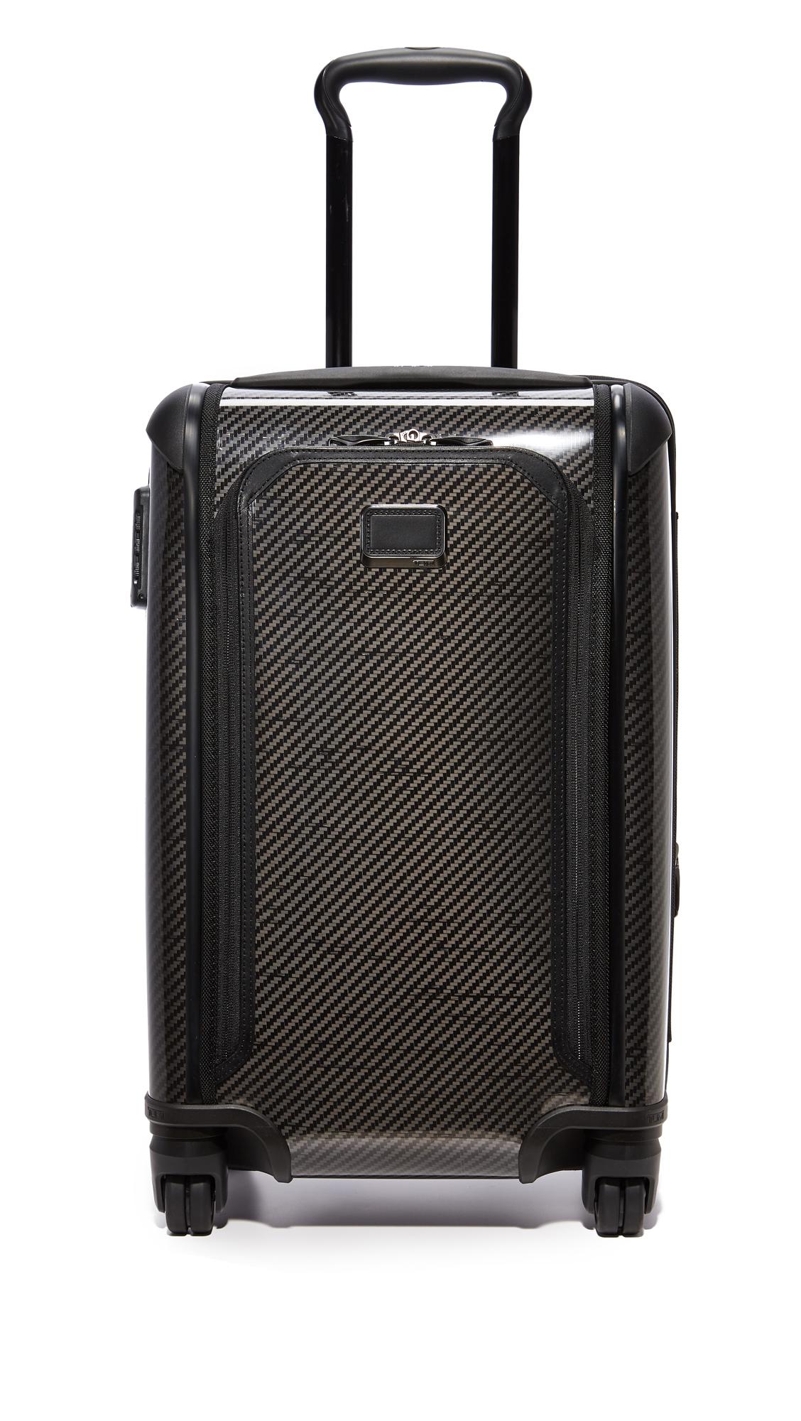 Tumi International Expandable Carry On Suitcase in Black Graphite