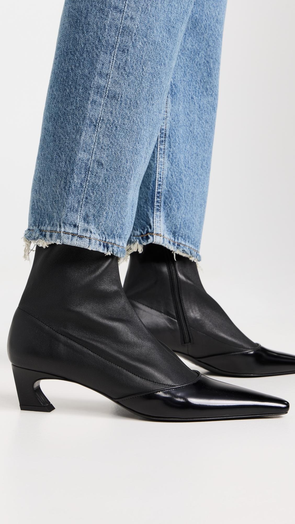 Acne Studios Bano Boots Brush-off in Black | Lyst