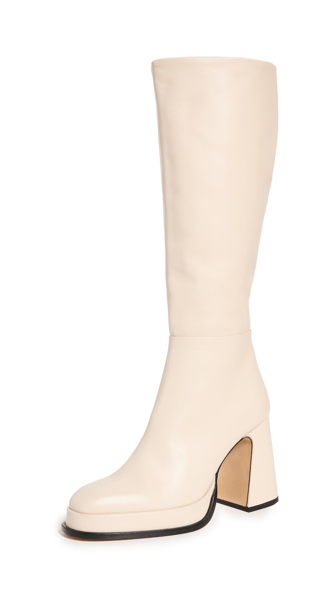 Souliers Martinez Begonia 90mm Boots in White | Lyst