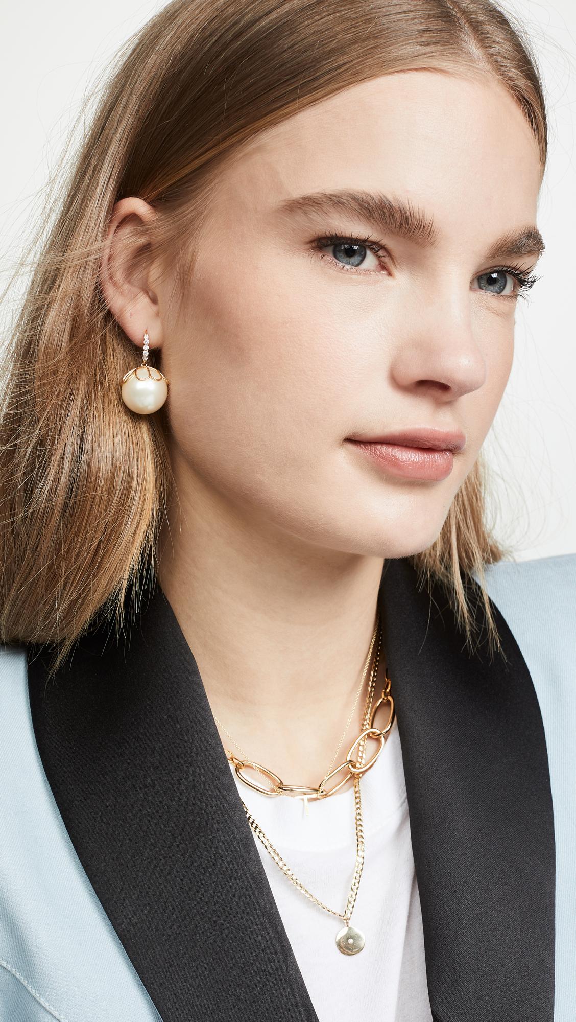 kate spade pearlette drop earrings