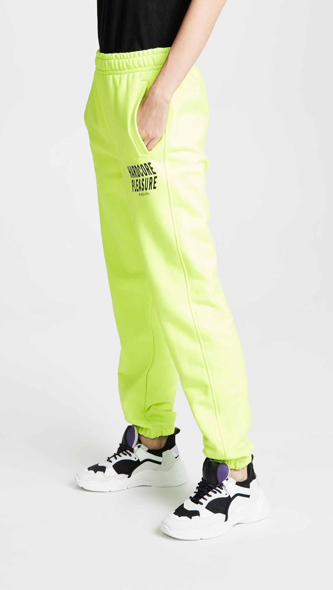nike neon sweatpants