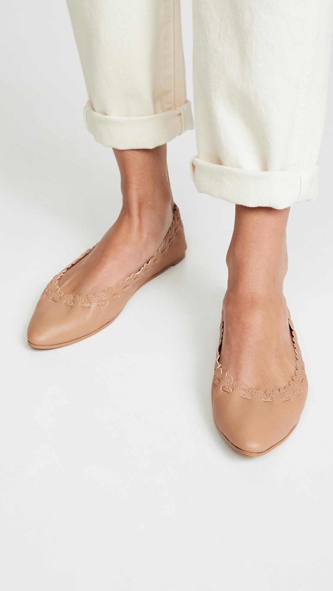 By Leather Jane Point Ballet Flats - Lyst