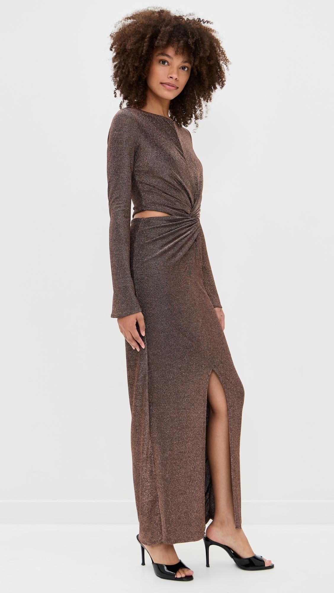 baobab brown dress Baobab Womens Lightweight Ribbed Jersey Knit Dress – RUE MADAME main image 1