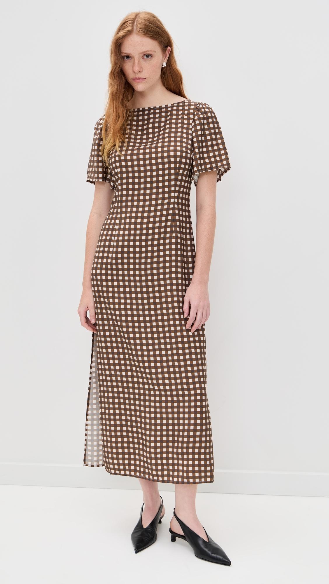 “BAUM UND PFERDGARTEN” ALONA プリントドレス Floral/Brown Baum und Pferdgarten Casual and day dresses for Women