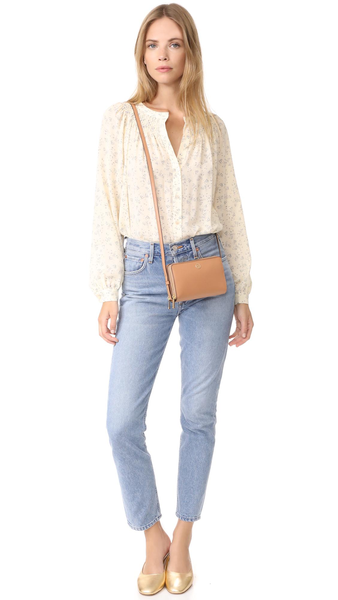 tory burch double zip mini bag