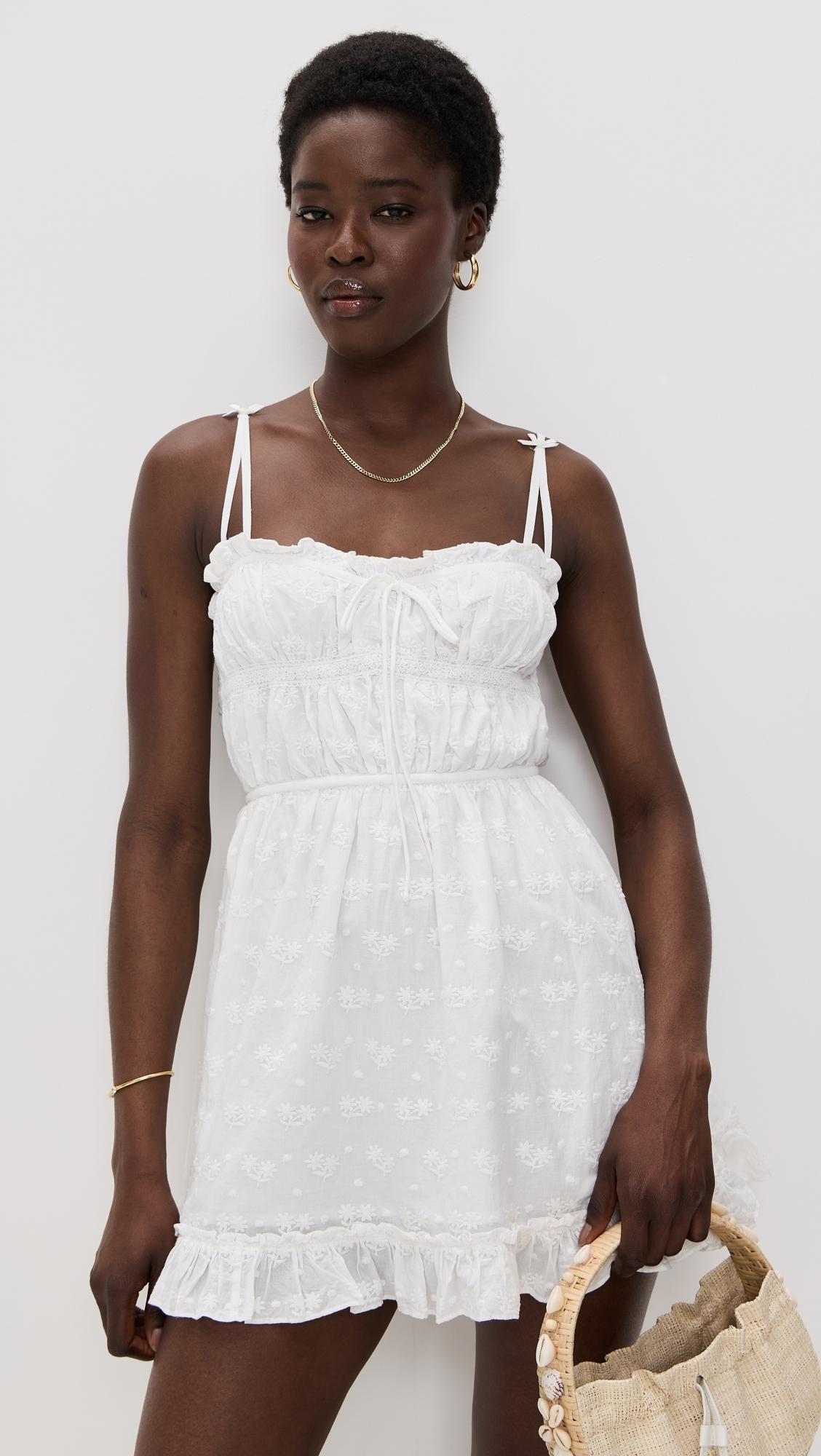 knee length dresses for ladies For Love & Lemons Lakeside Mini Dress main image 0