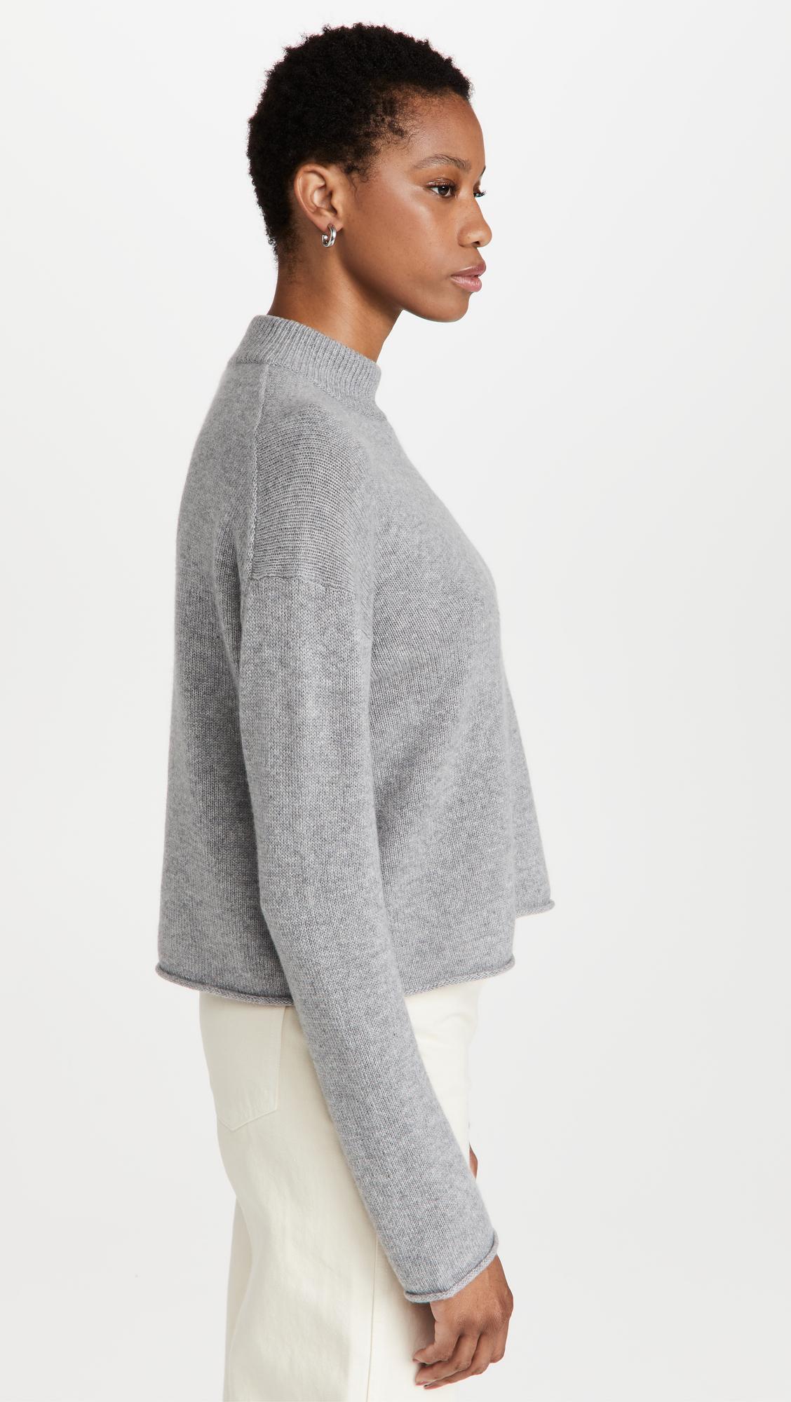 theory mock neck sweater