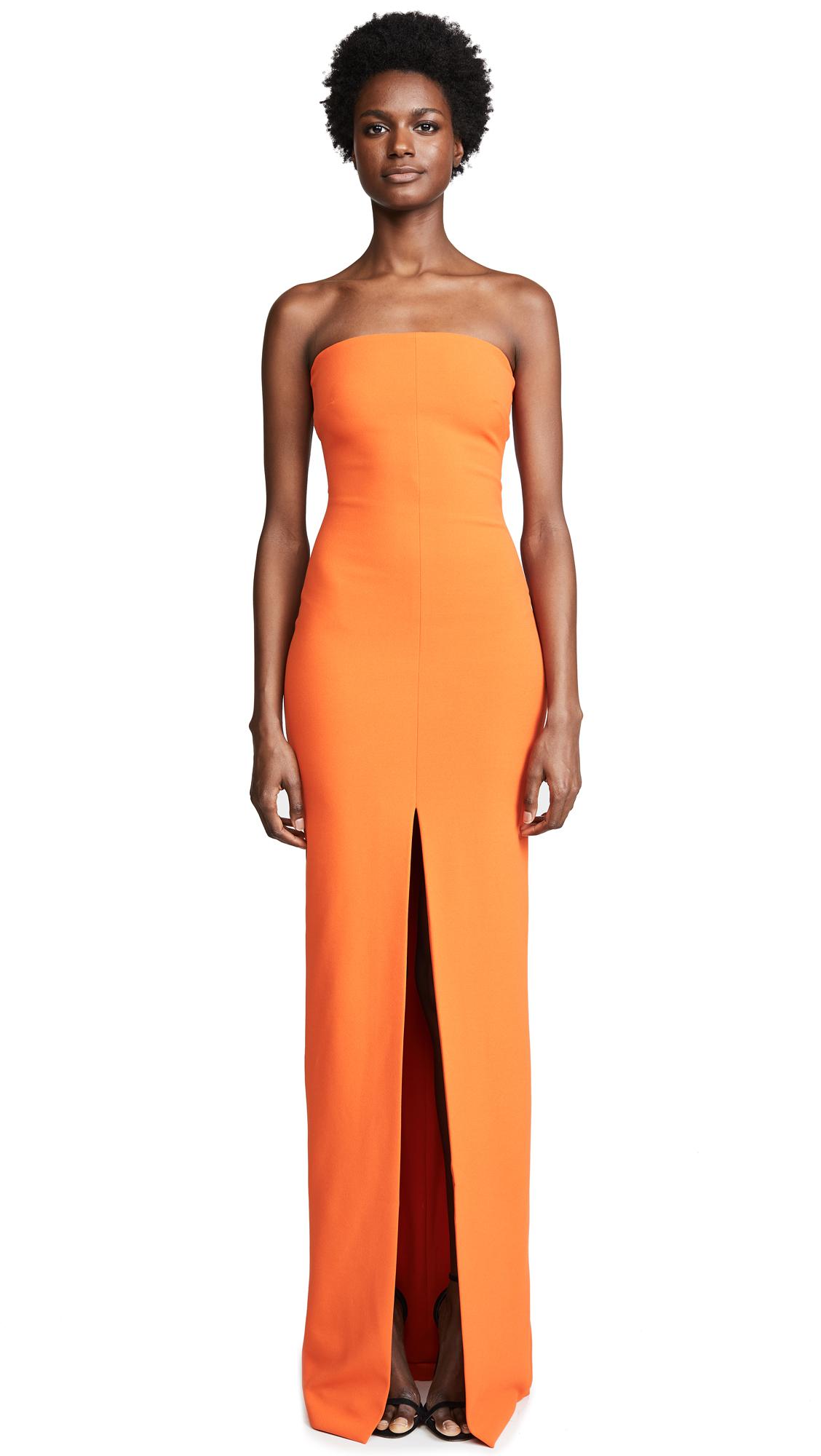 Solace London Bysha Maxi Dress in Orange Lyst Canada