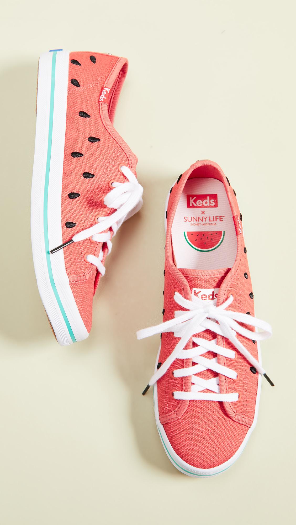 Keds Canvas X Sunnylife Watermelon Kickstart Sneakers | Lyst