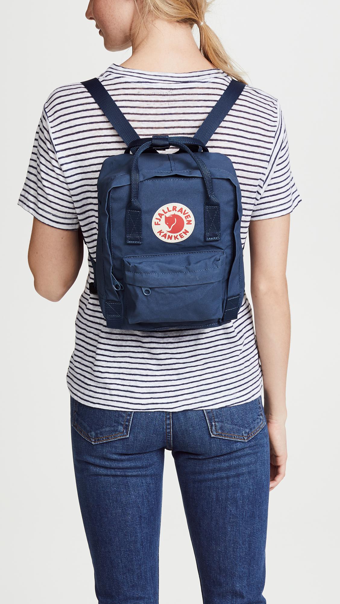Fjallraven Synthetic Kanken Mini Backpack in Blue Lyst