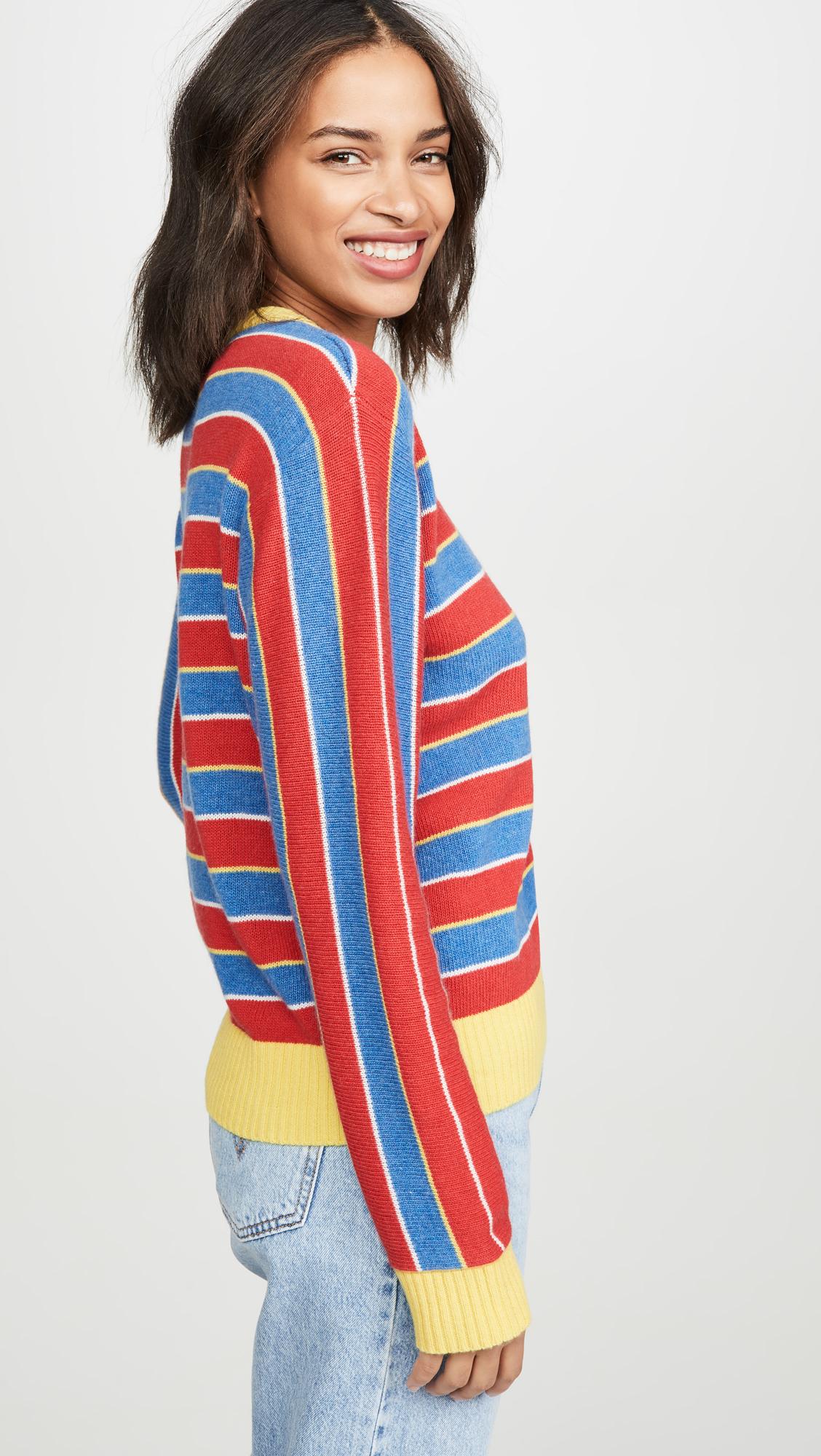 Paul \u0026 Joe Wool Ernie Sweater in Blue 