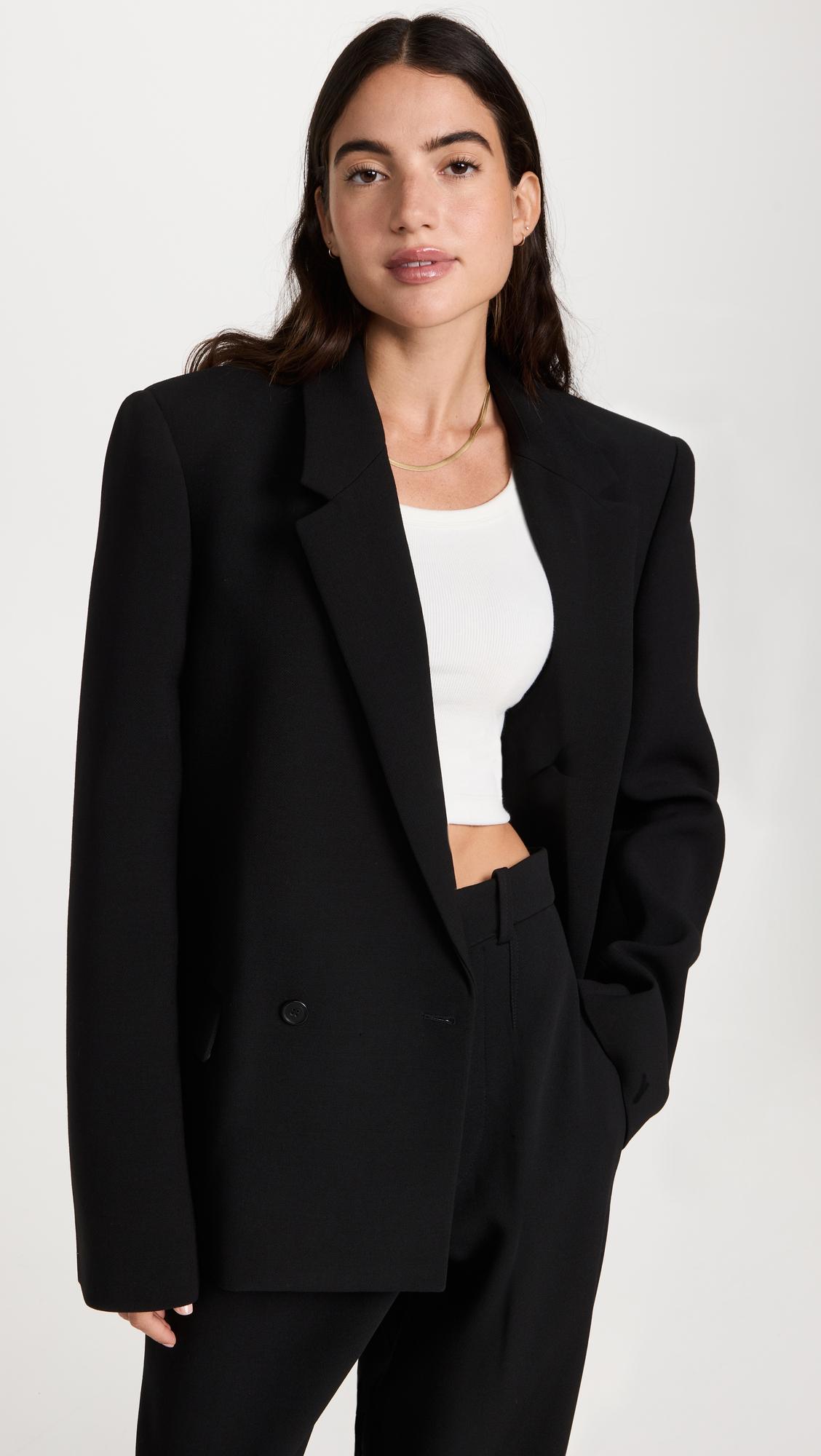 Wardrobe NYC Wool Wardrobe. Nyc Hb Blazer in Black Lyst Canada