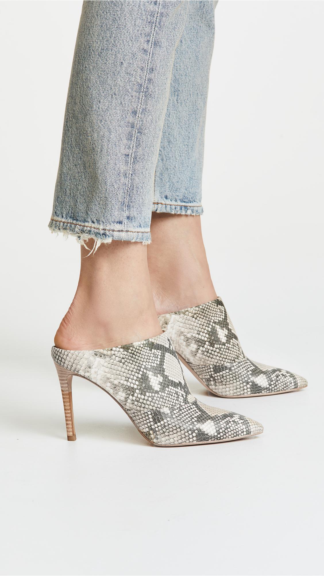 dolce vita pointed toe mules