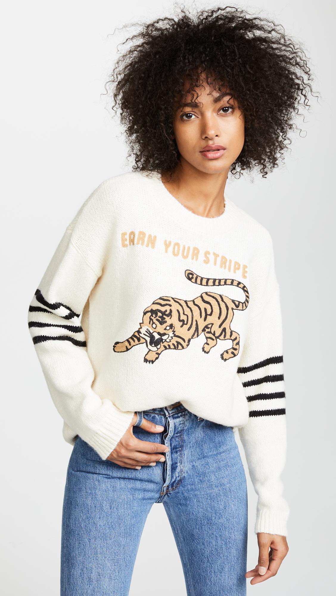 Brandy zone Geometri Mother Tiger Sweater | Lyst