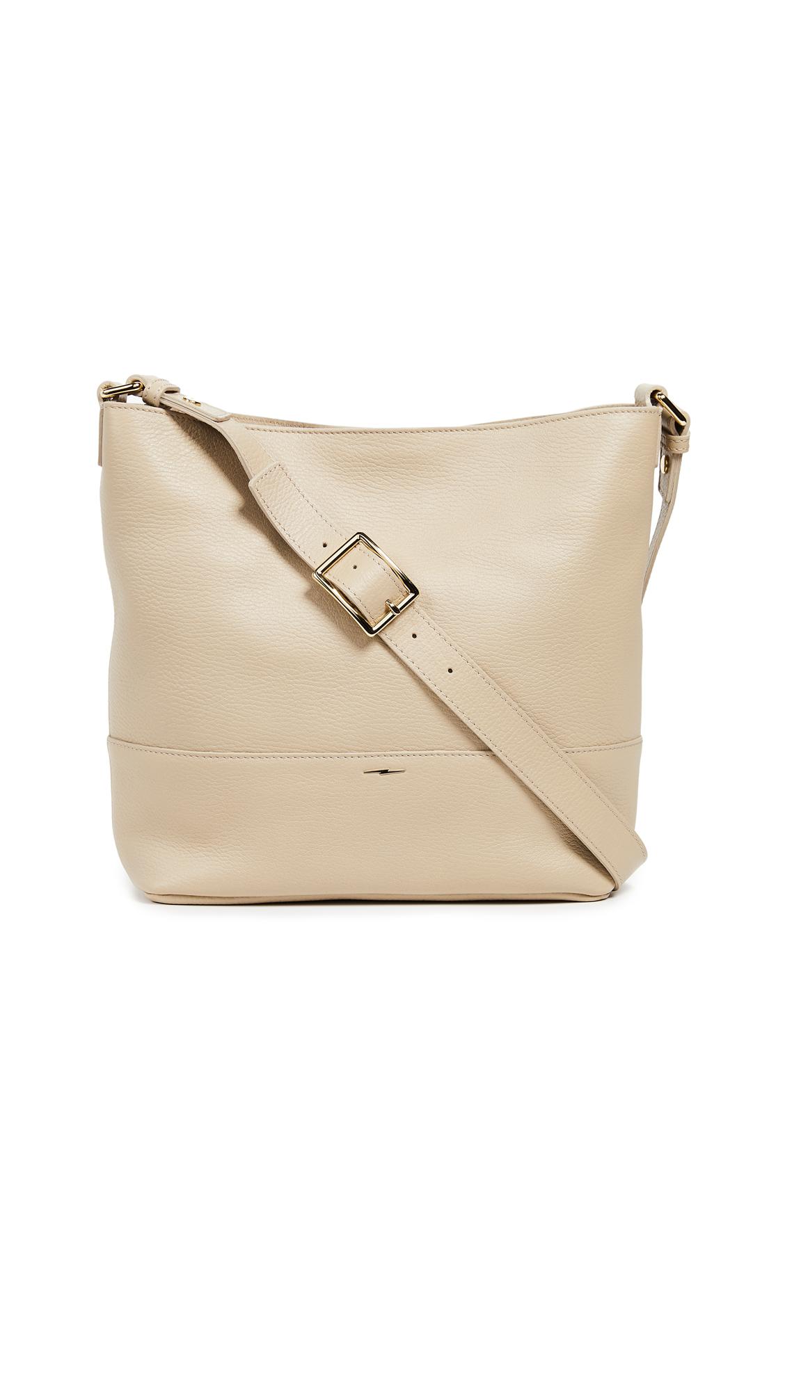 Shinola Leather Small Relaxed Hobo Bag in Stone (Natural) - Lyst