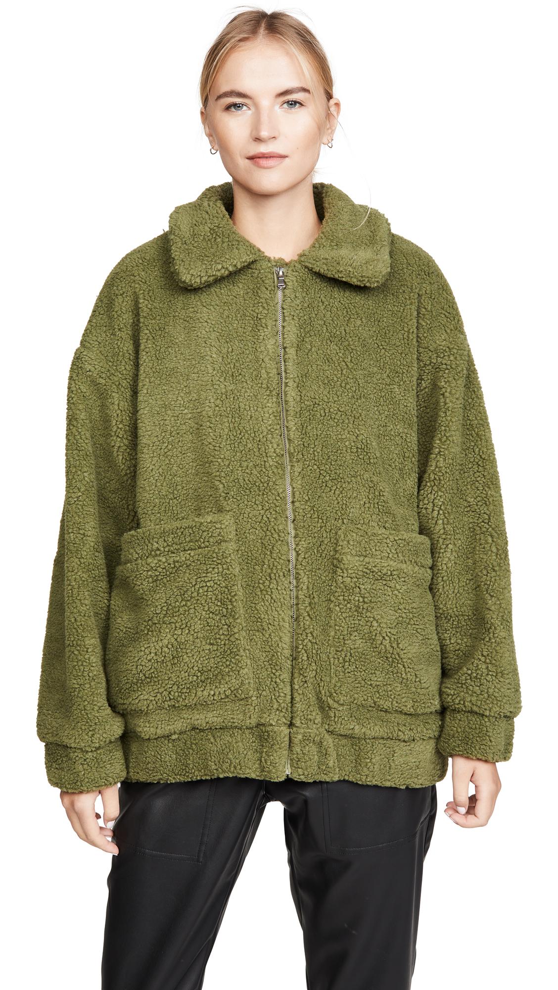 i am gia green pixie coat