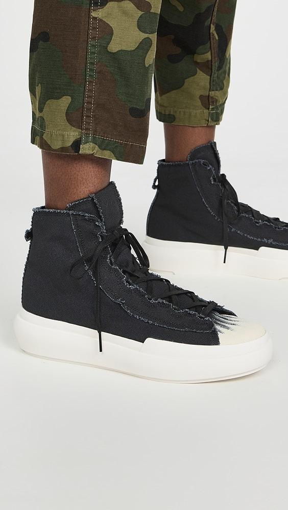 Y-3 Nizza High Top Sneakers M 5/ W 6 in Black | Lyst