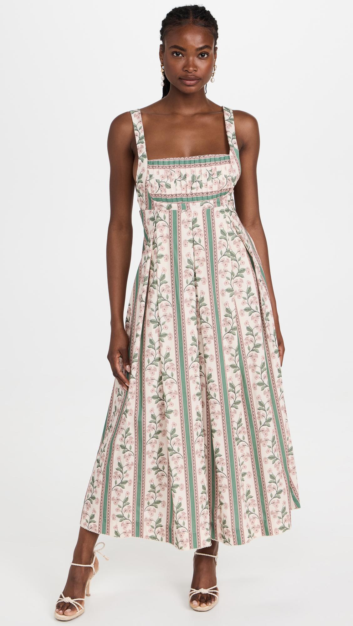 Agua by Agua Bendita Hortensia Golondrina Midi Dress | Lyst