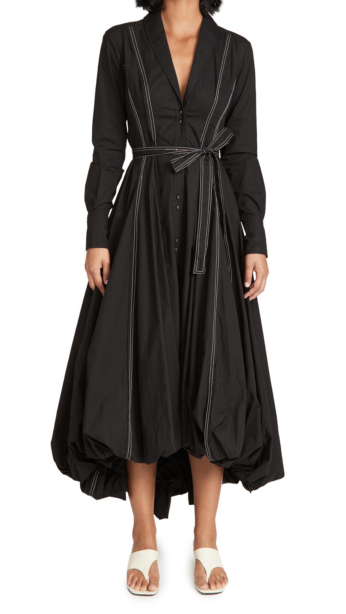 Aje. Cotton Quietude Bubble Dress in 