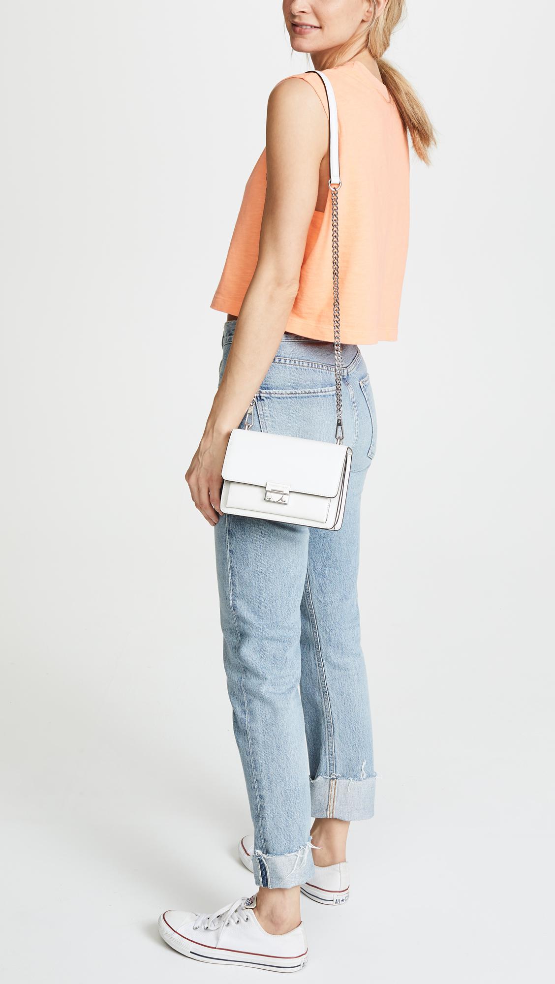 rebecca minkoff christy small leather shoulder bag