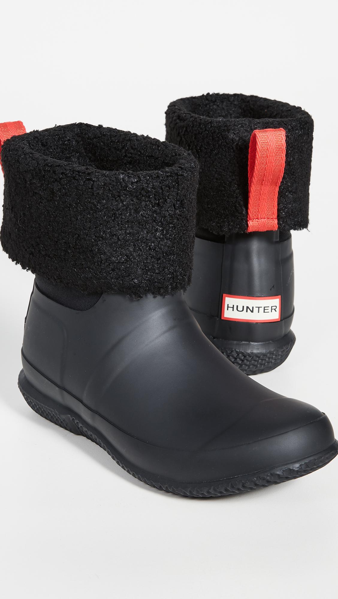 hunter roll top sherpa boots