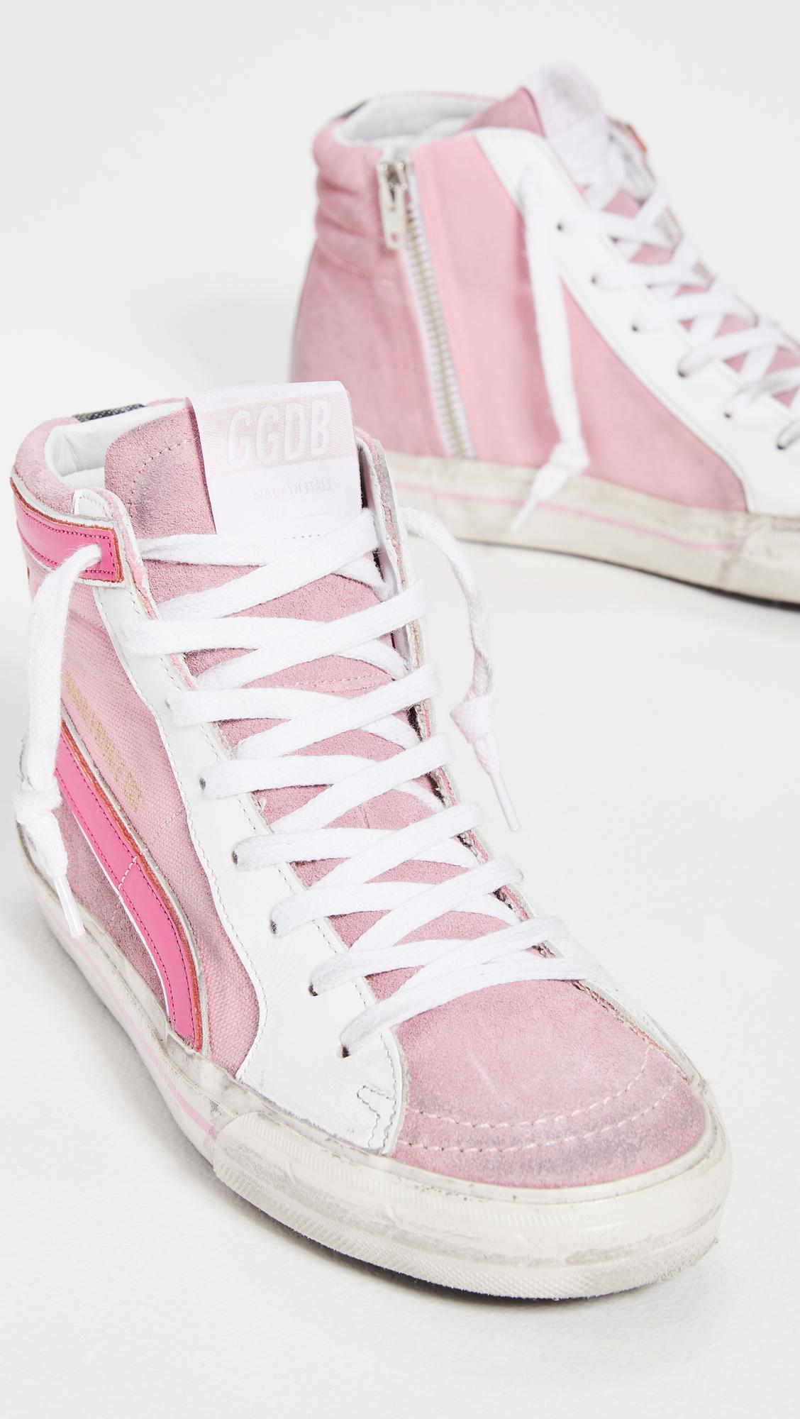 Golden Goose Slide Sneakers in Pink | Lyst Canada