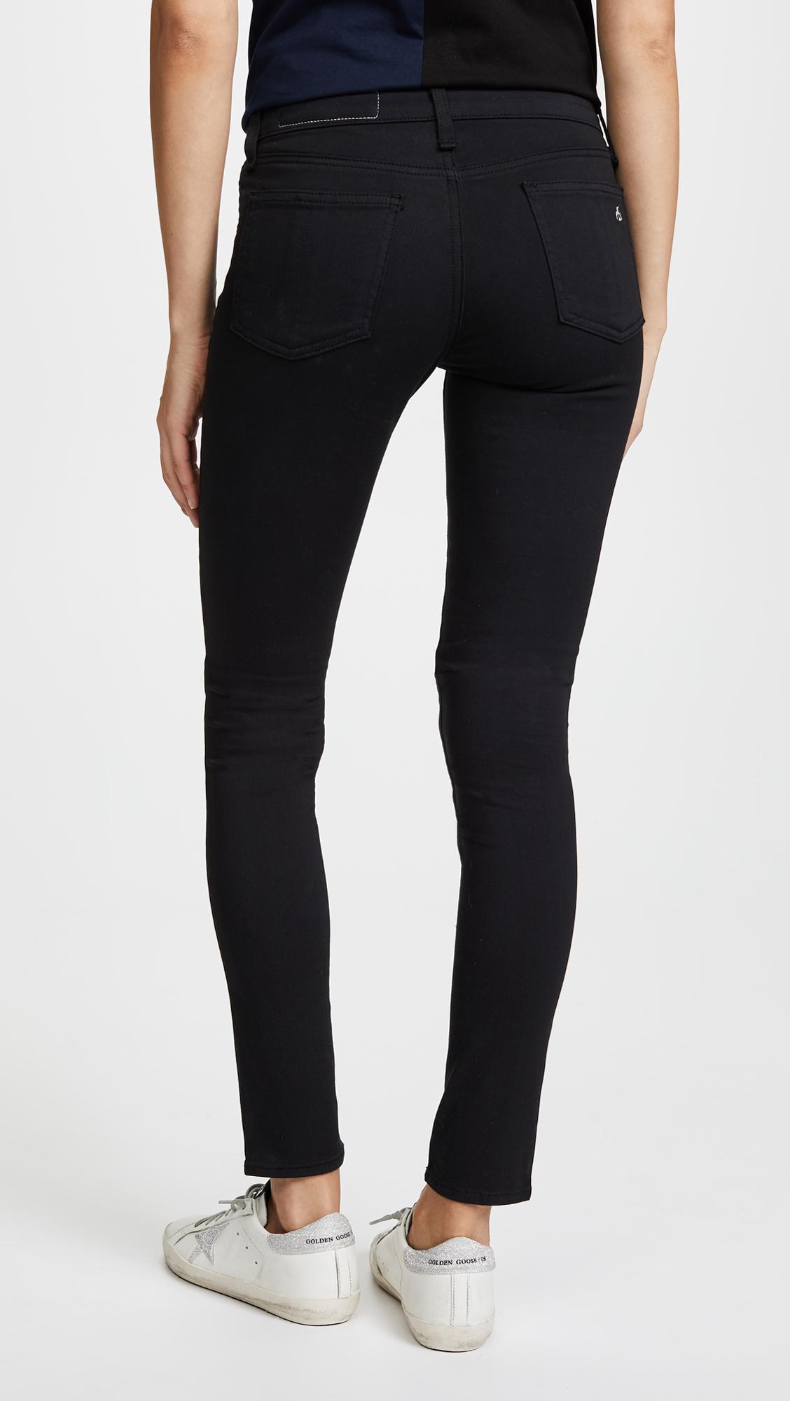 rag and bone black legging jeans