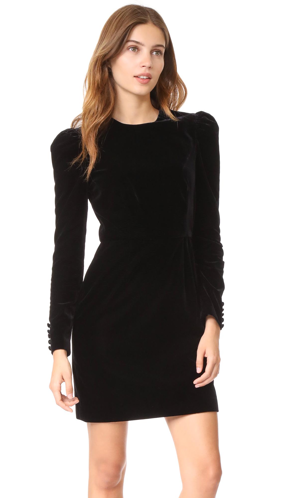 jill stuart velvet dress