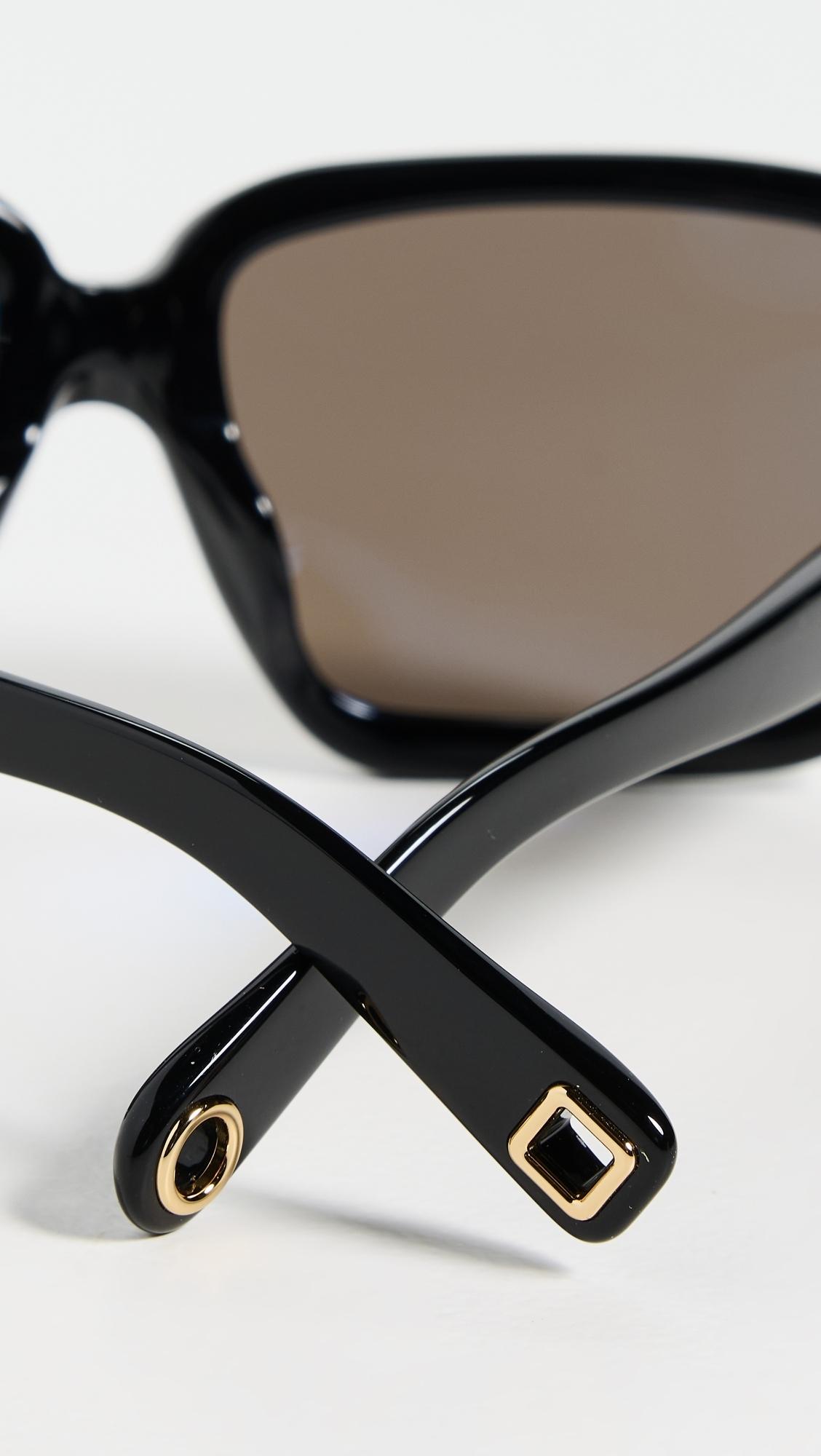 Jacquemus Cabana Sunglasses in Black | Lyst