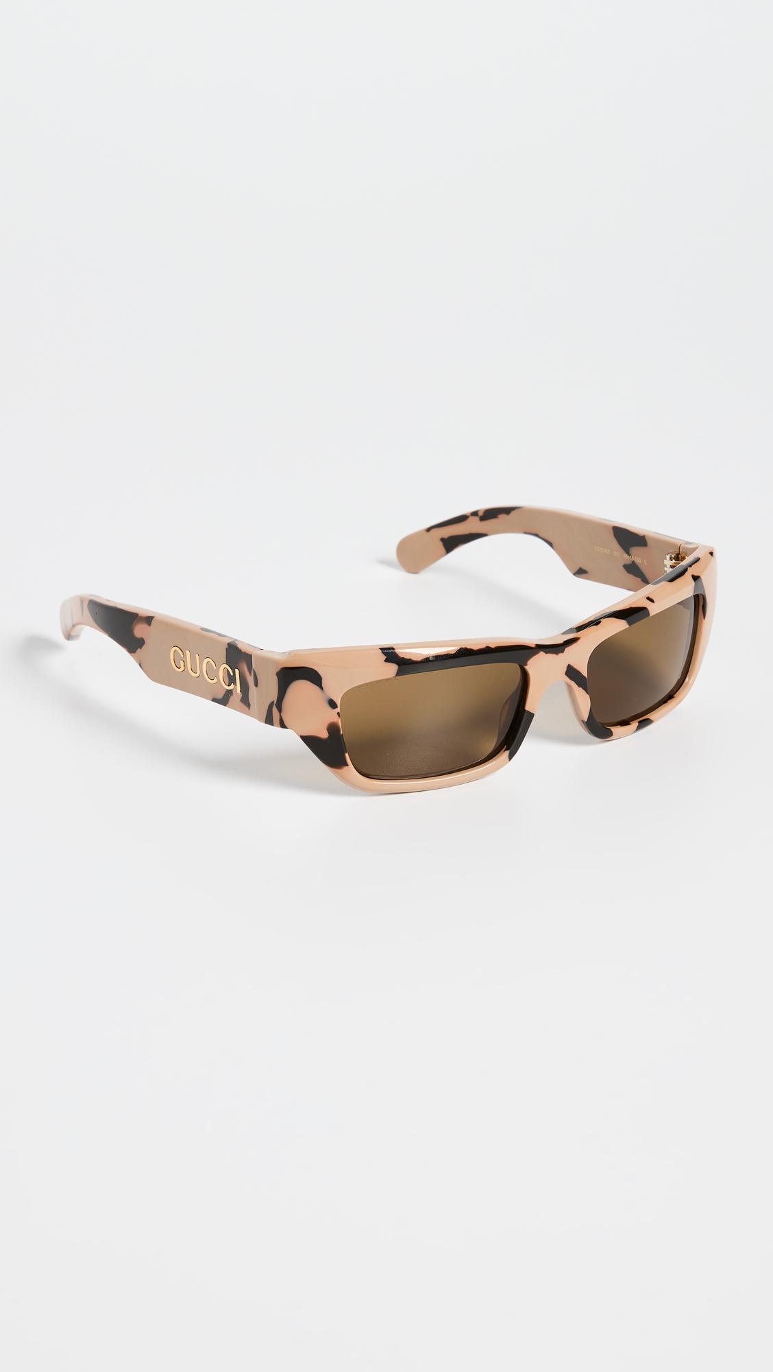 Gucci Sharp Soft Cat Eye Sunglasses | Lyst