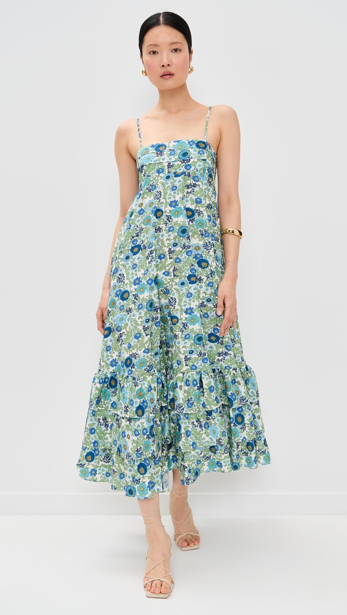 Designer Alemais Elisabetta Ruffle Midi Dresses for Women - Up to 50% off |  Lyst
