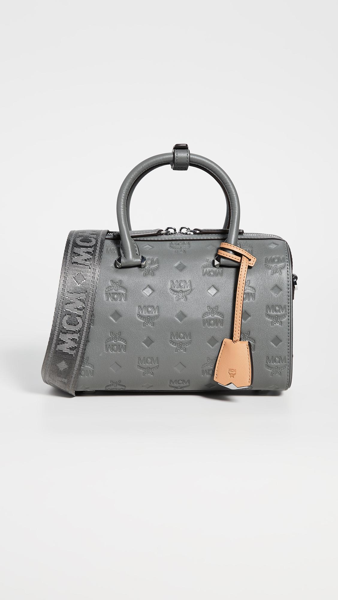 Monogram Leather Essential Boston Bag Chesnut - ShopperBoard