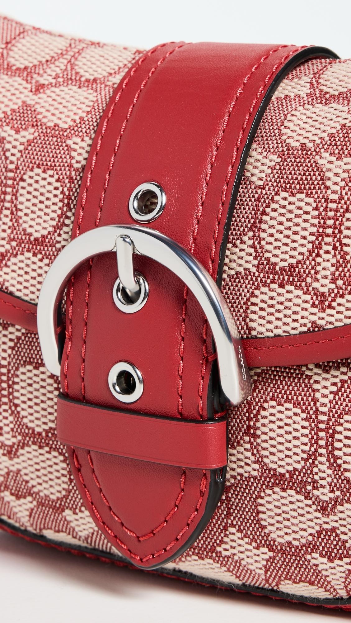 COACH The Originals Signature Jacquard Soho Bag in Red | Lyst