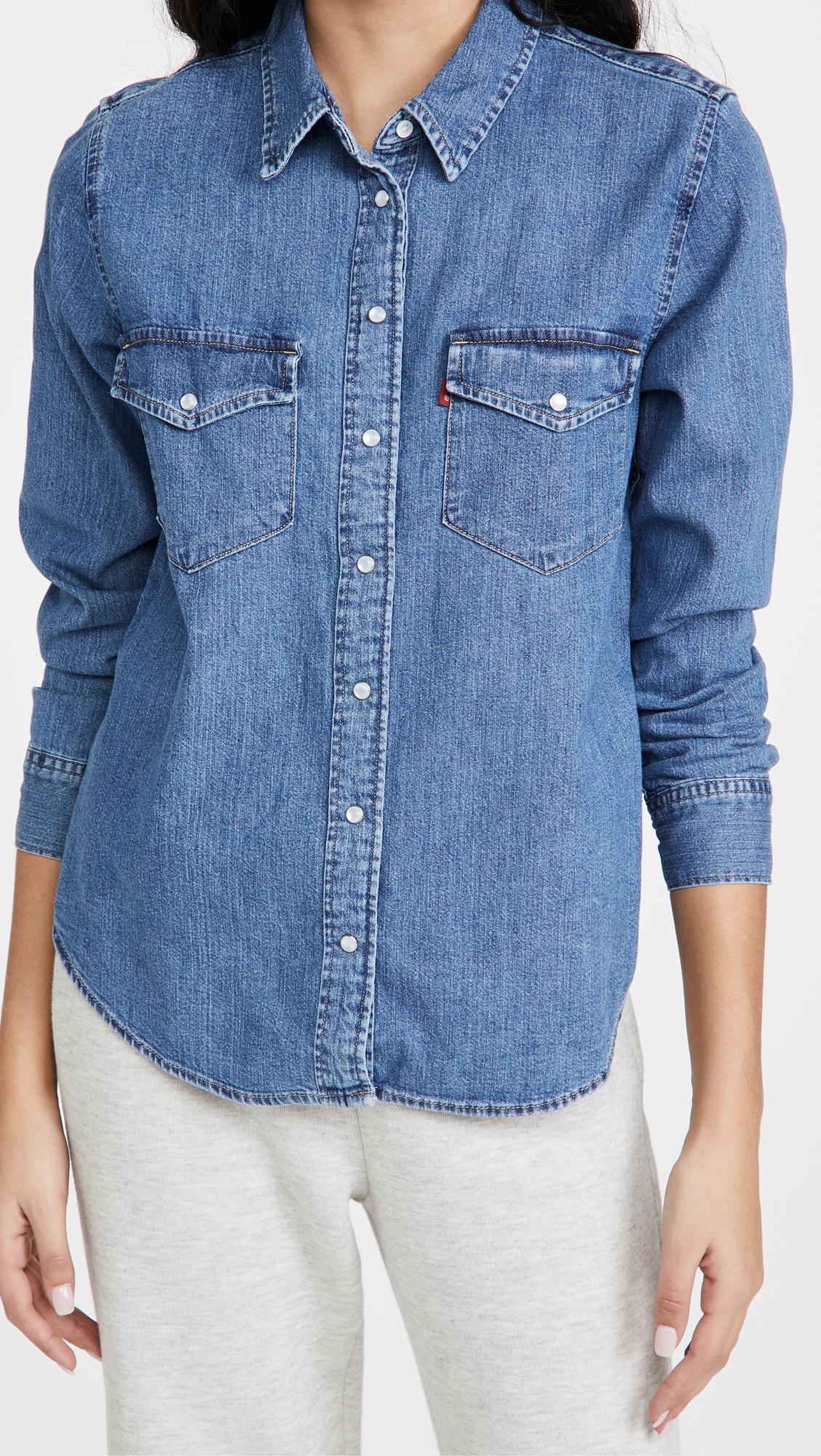 levi's essential western shirt