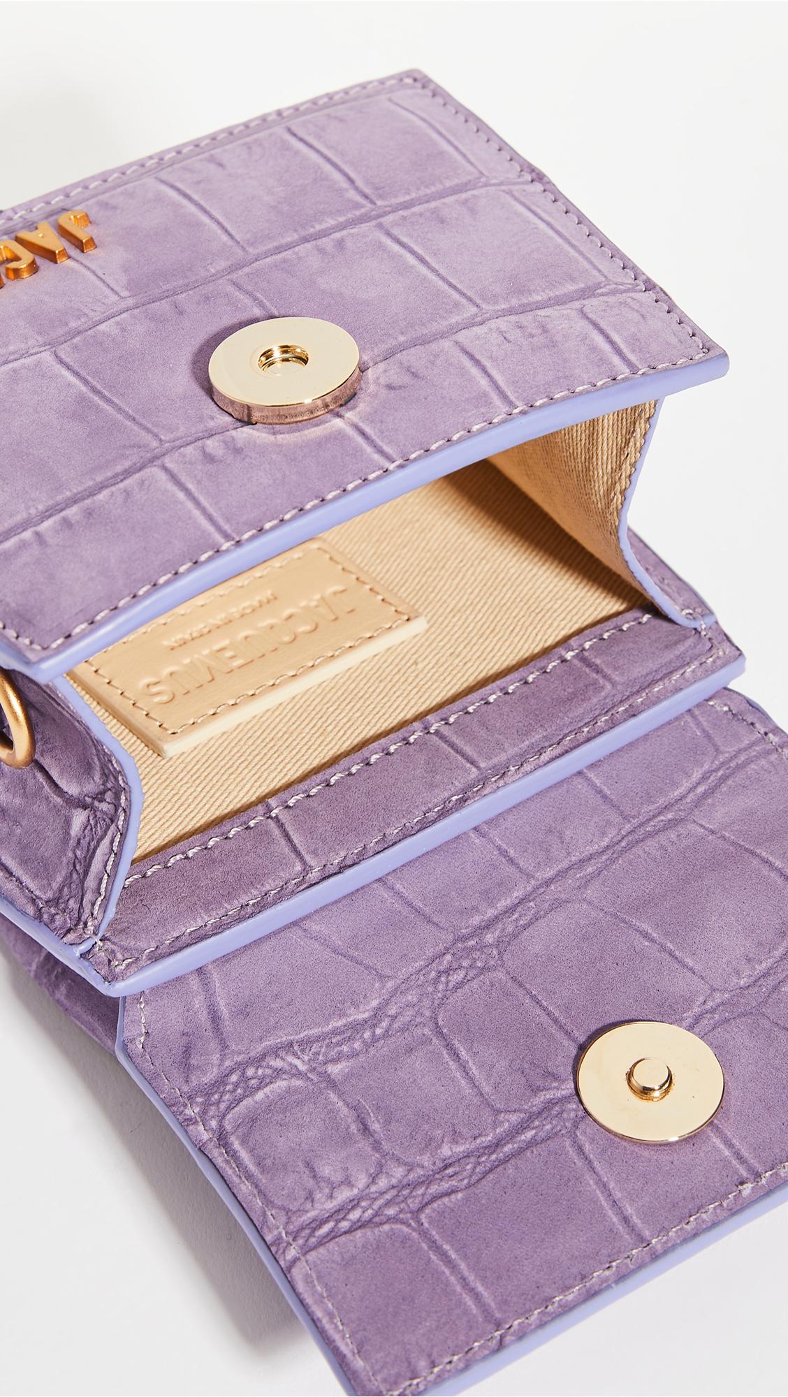 Jacquemus Leather Le Chiquito Bag in Purple | Lyst