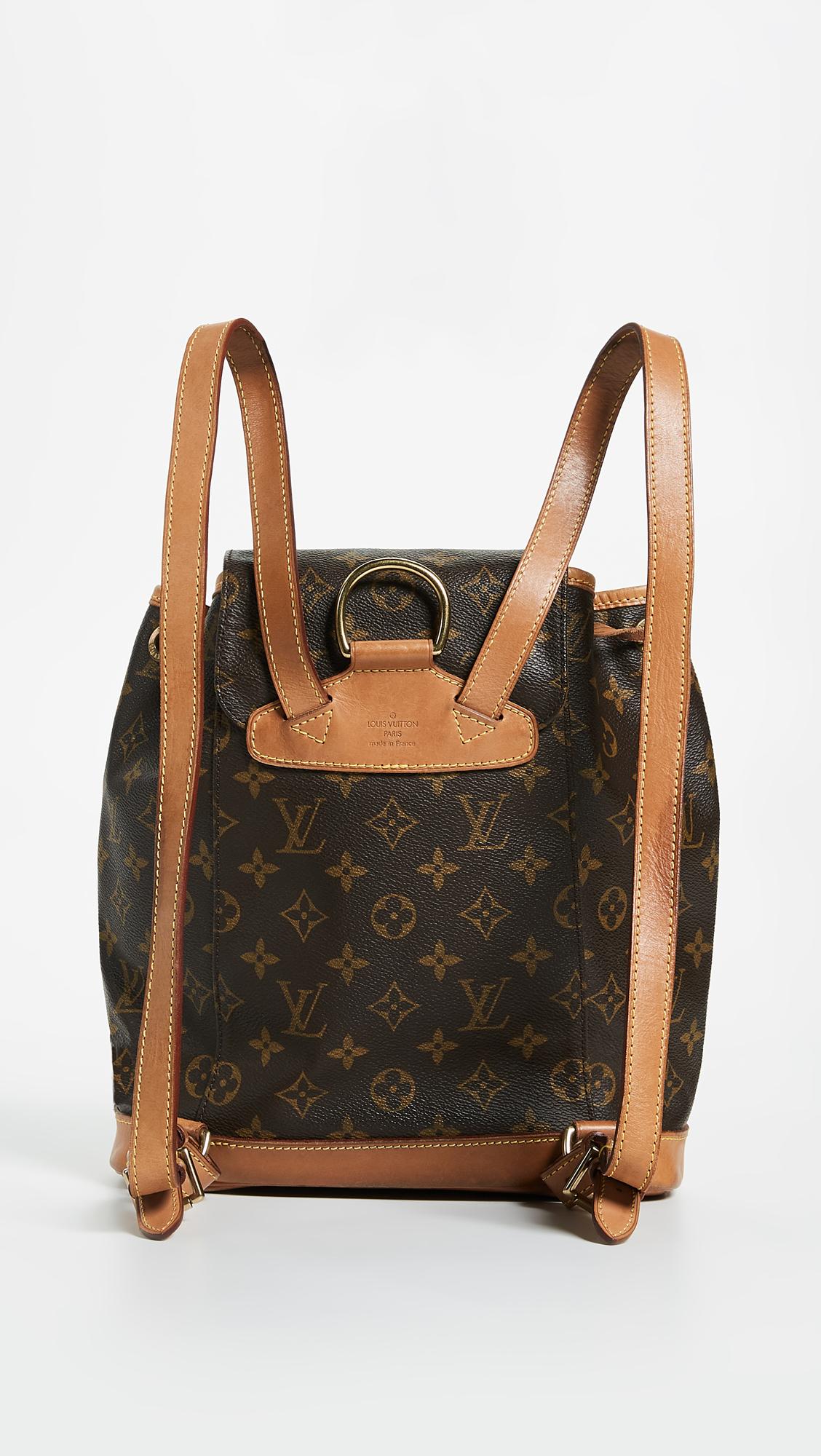 What Goes Around Comes Around Louis Vuitton Monogram Montsouris Backpack in lv Print (Brown) - Lyst