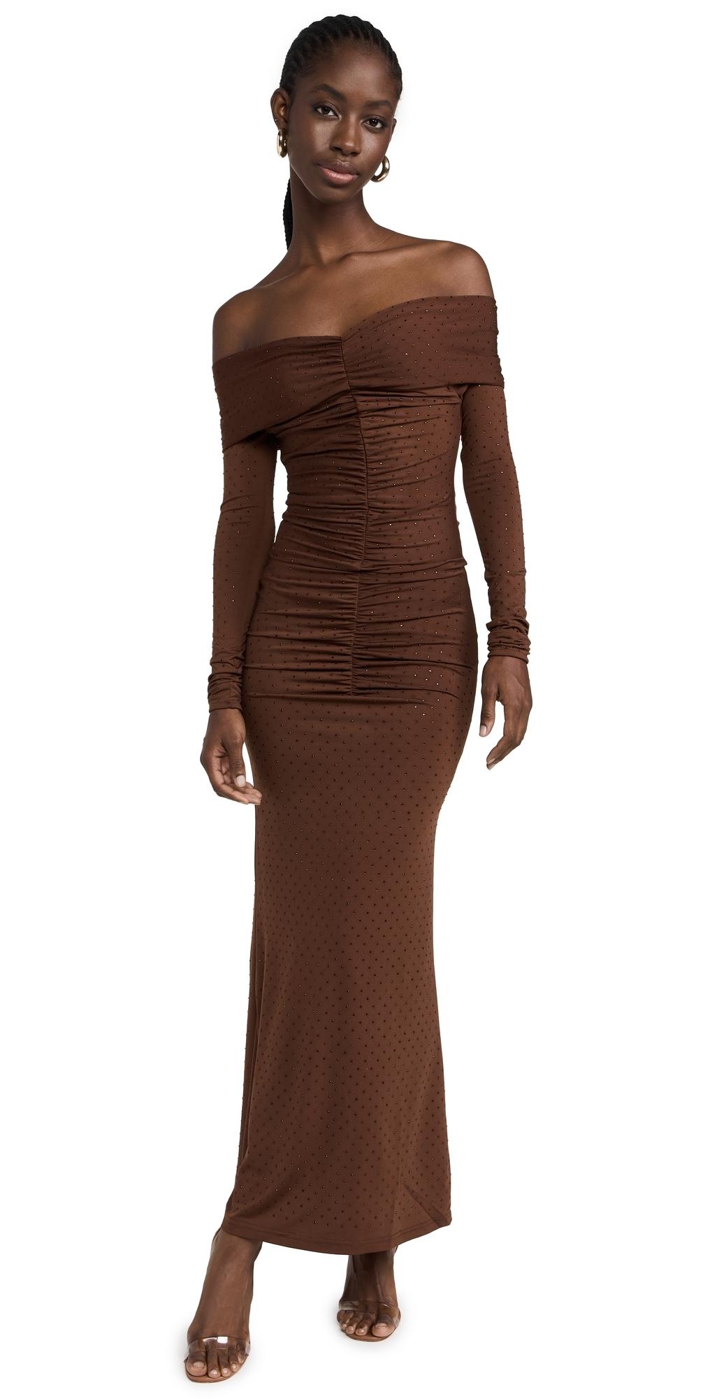 Bardot maxi dress shop