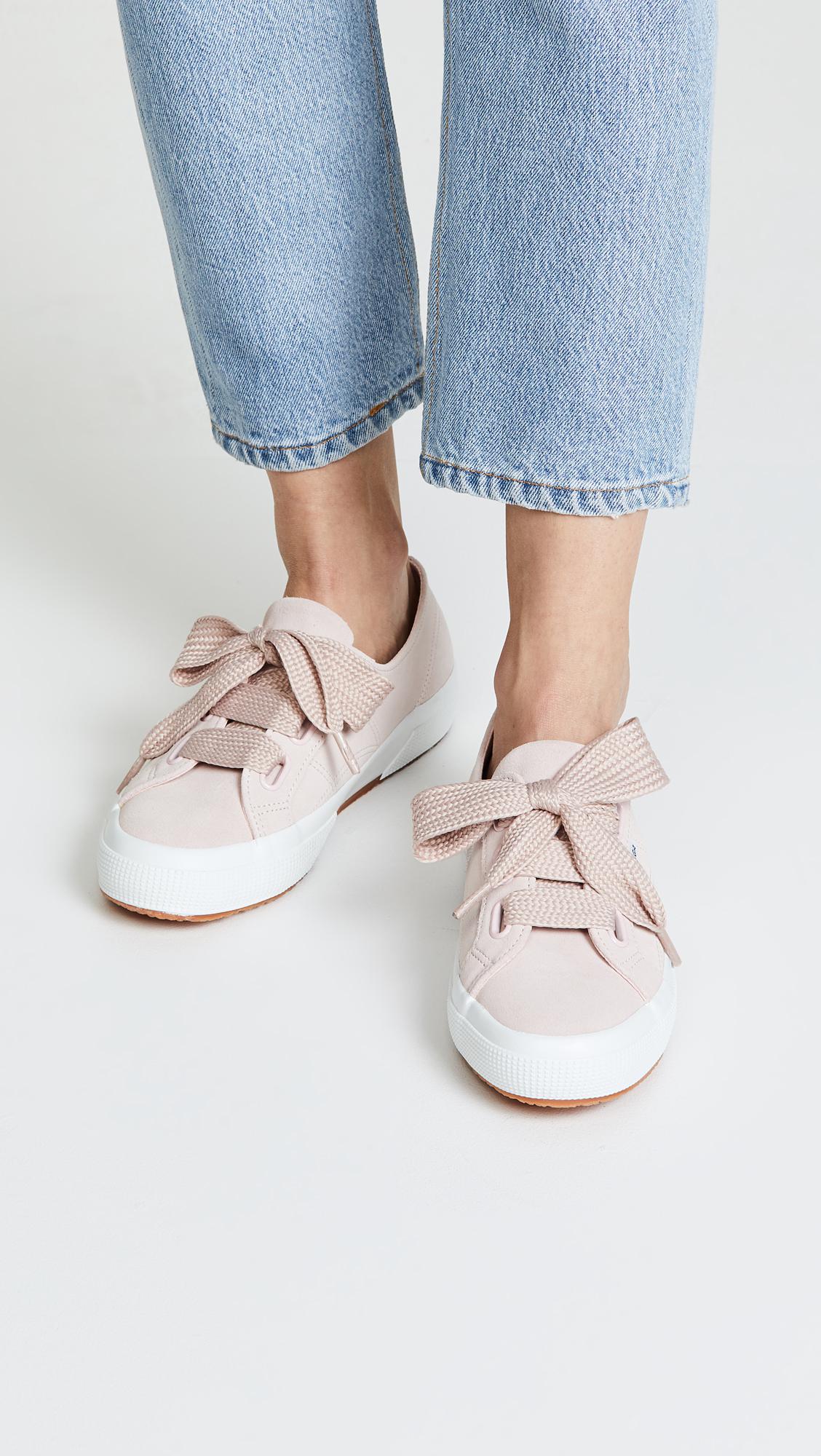 Superga 2750 Chunky Lace Sneakers in Pink | Lyst