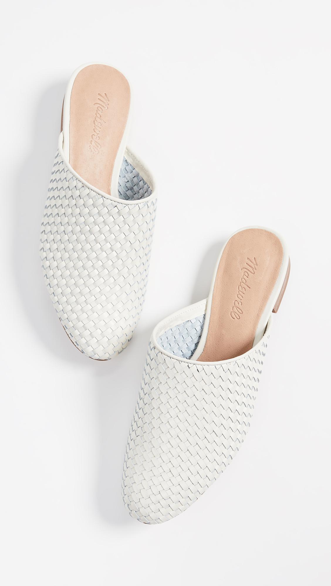 madewell cassidy woven mule