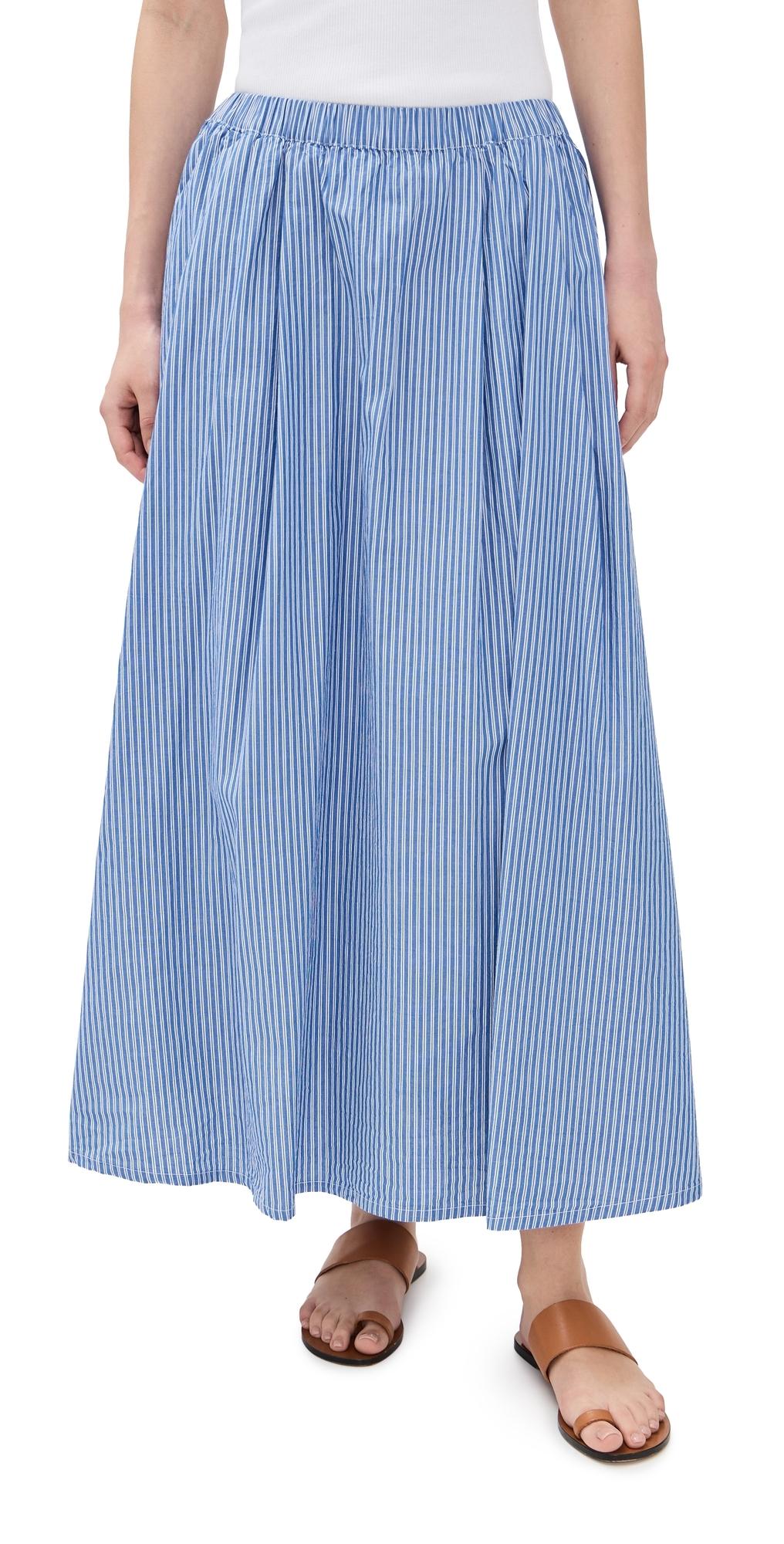 American Vintage Stripe Skirt in Blue | Lyst