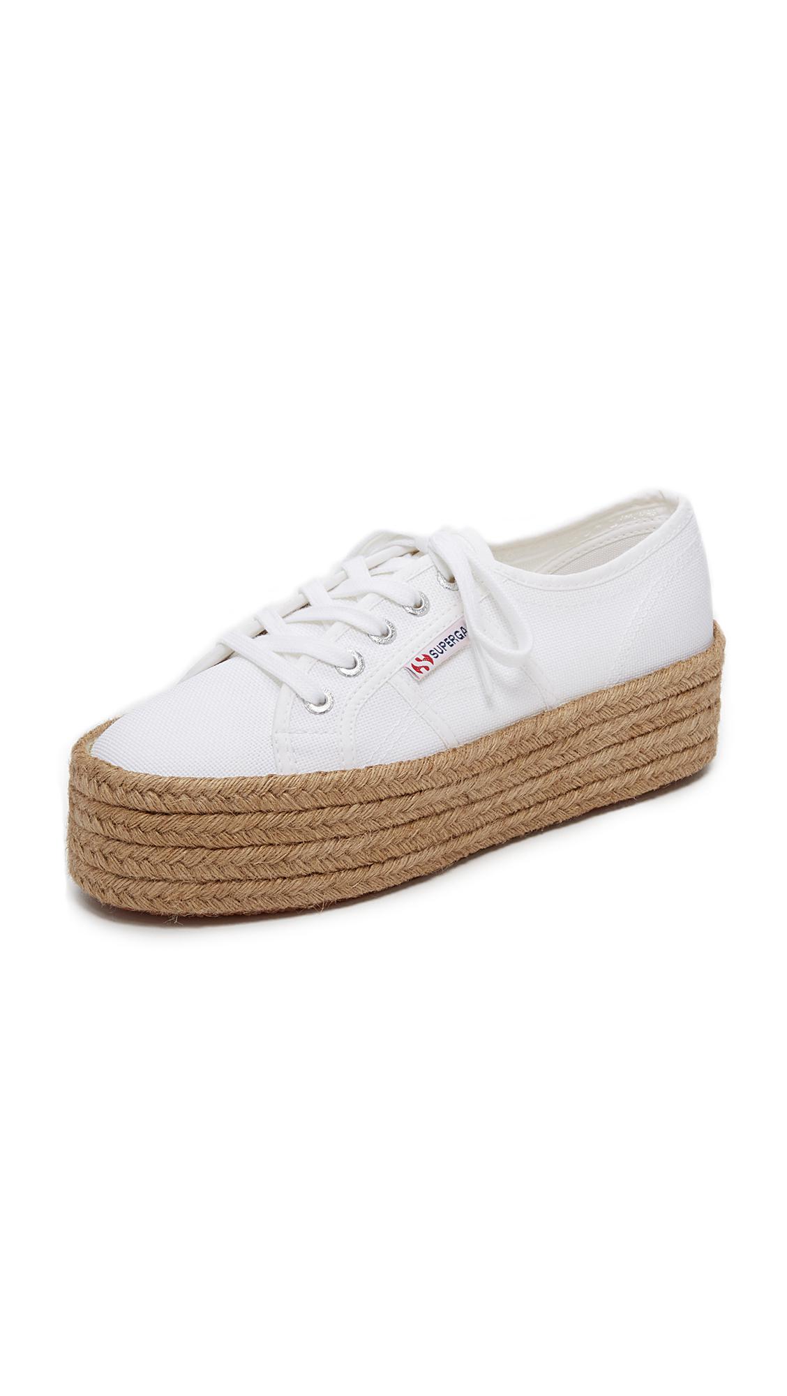 superga 2790 platform espadrille sneakers