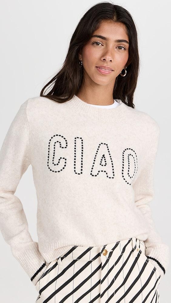 Z Supply Milan Ciao Sweater in White