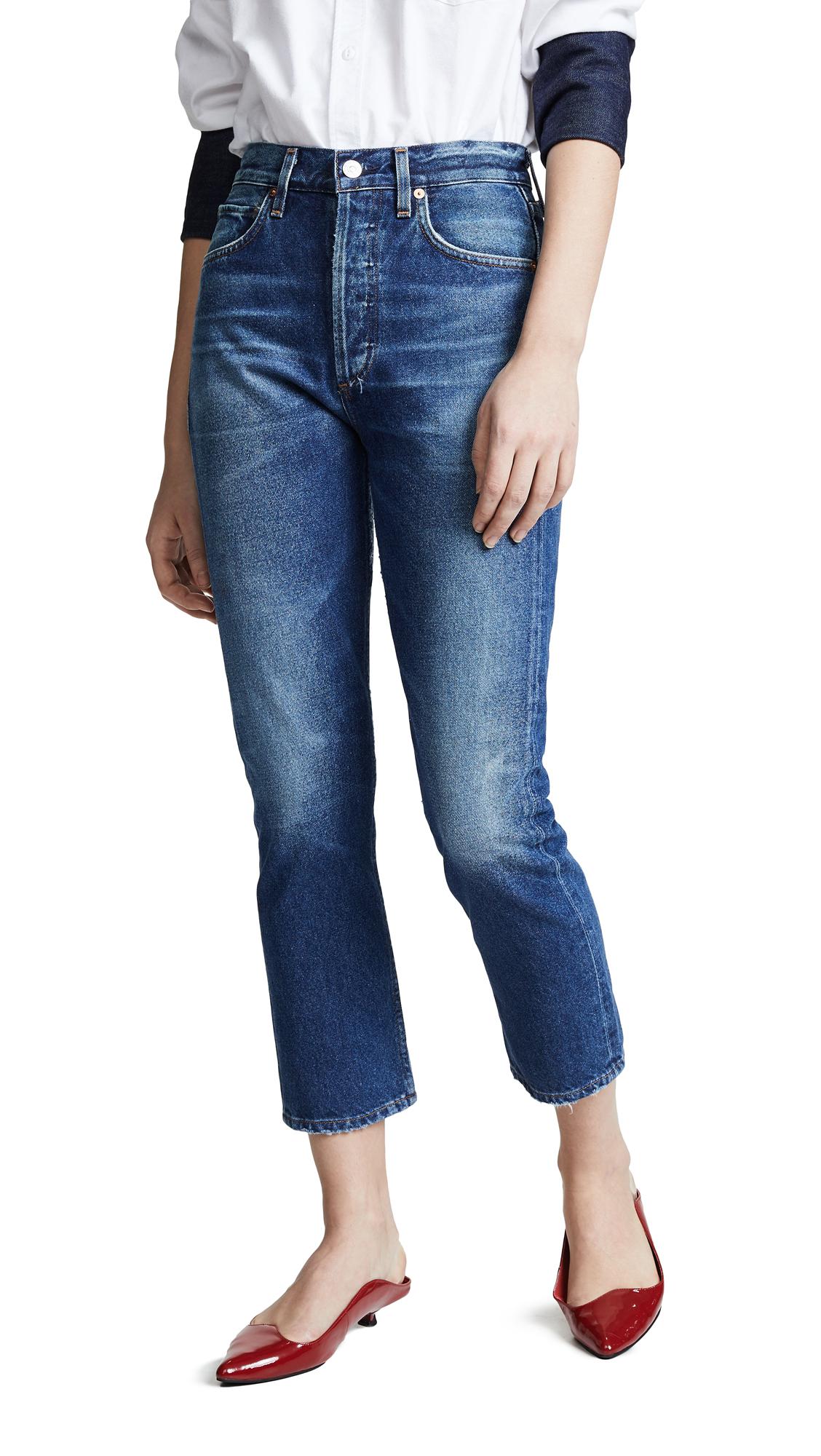 charlotte crop high rise straight