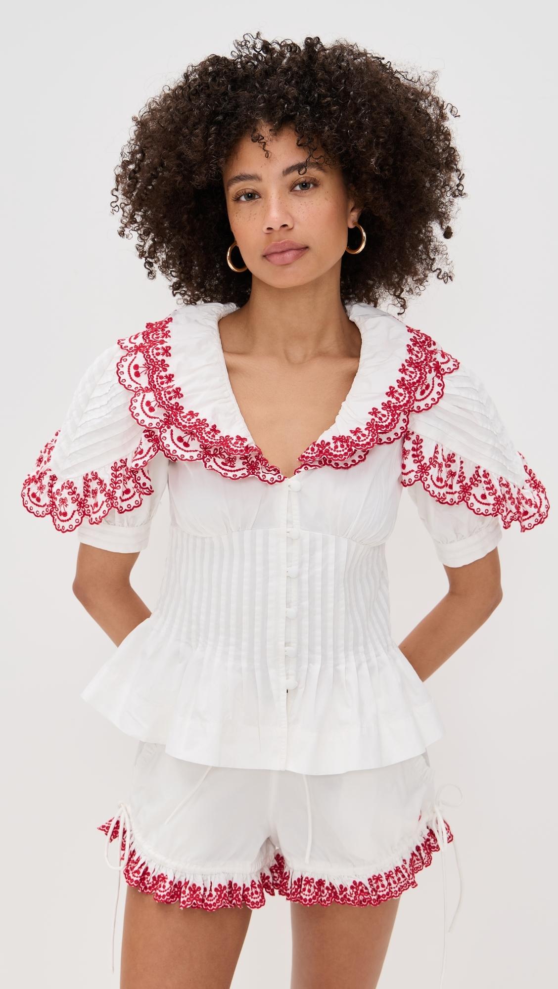 トップス maddermadder sutten kororin blouse maddermadder sutten kororin blouse