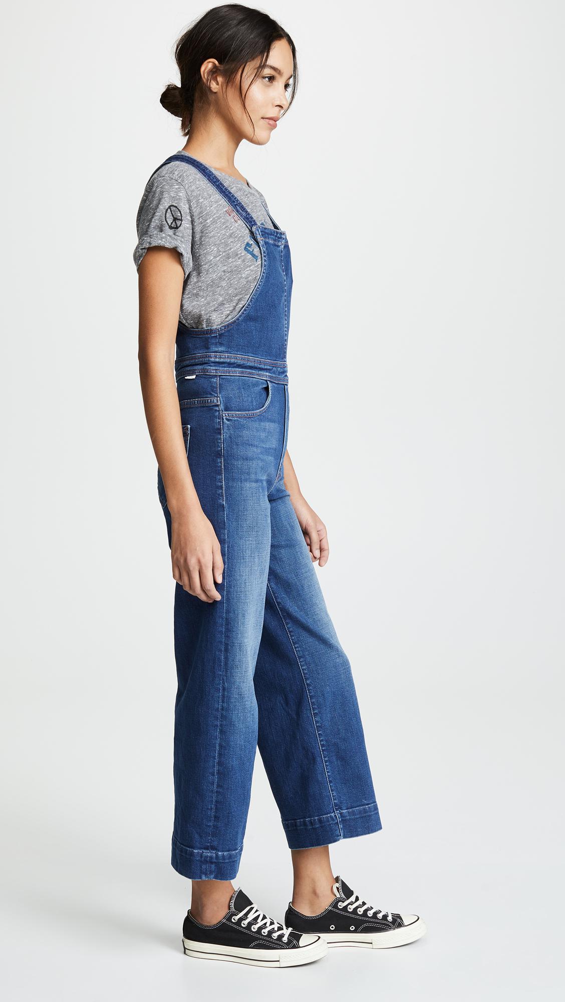 Mother Denim The Greaser Overalls in 