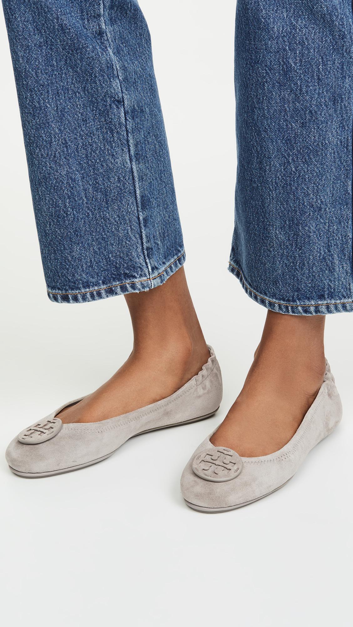 tory burch minnie suede