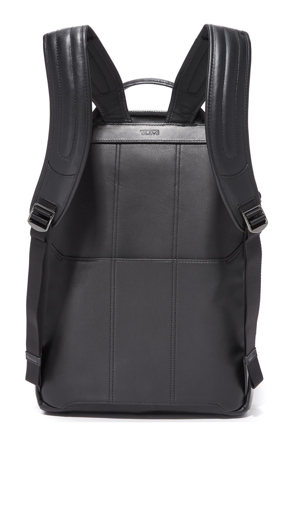 tumi morrison backpack leather