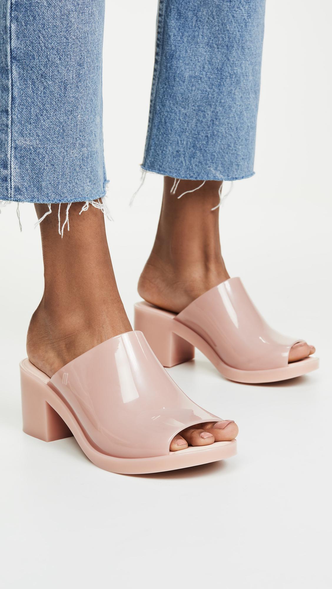 Melissa Mule Ii Slides in Pink | Lyst