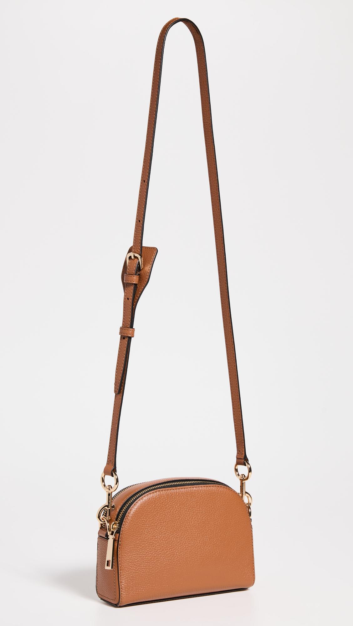 Marc jacobs shutter leather online half moon crossbody bag