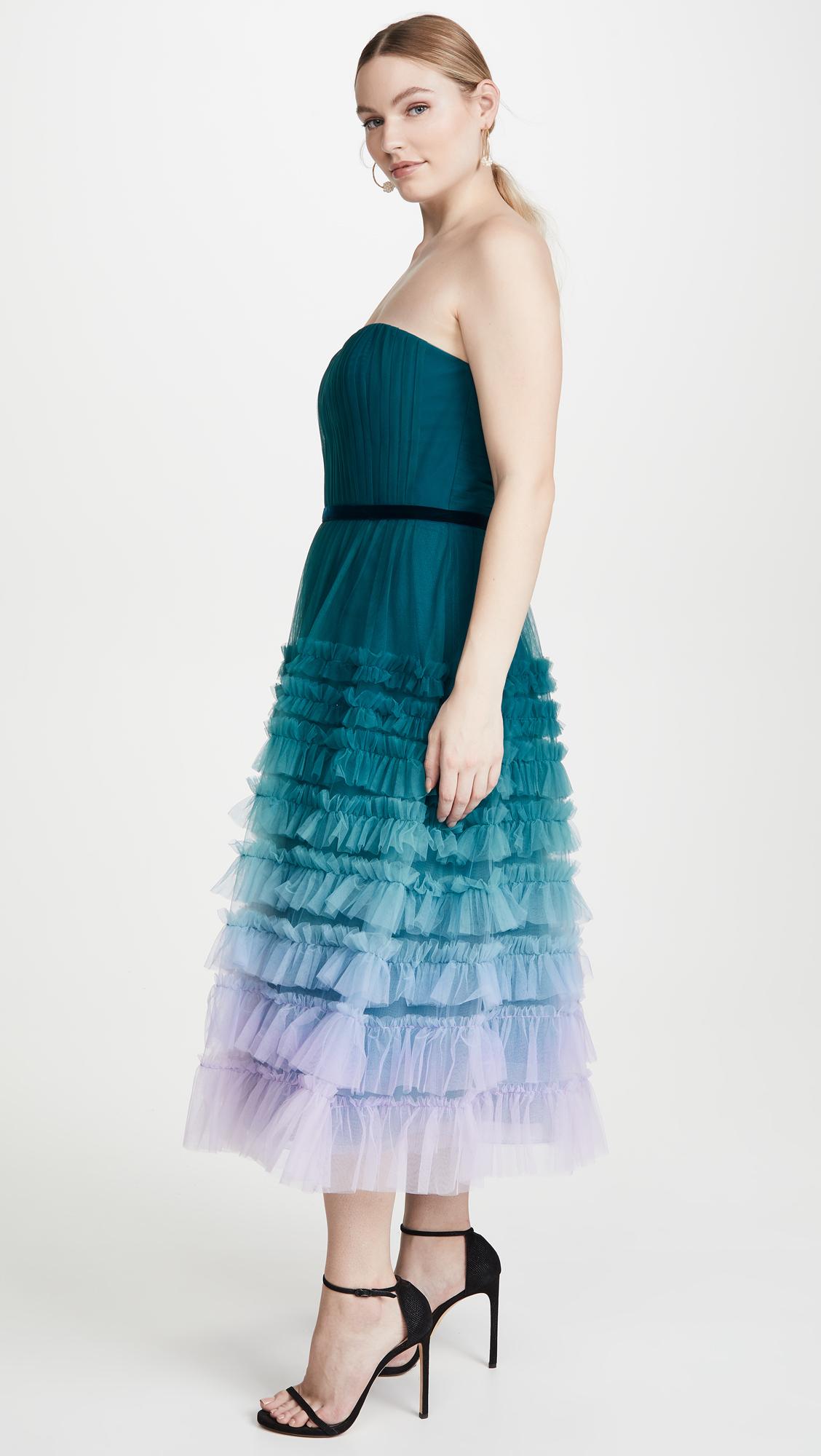 marchesa notte ombre gown